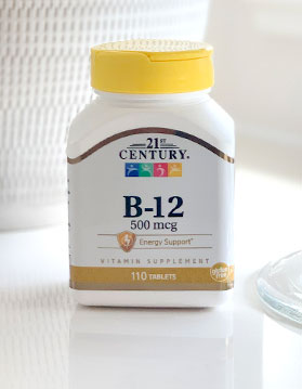 Picture of a 21st Century B-12 Bottle.