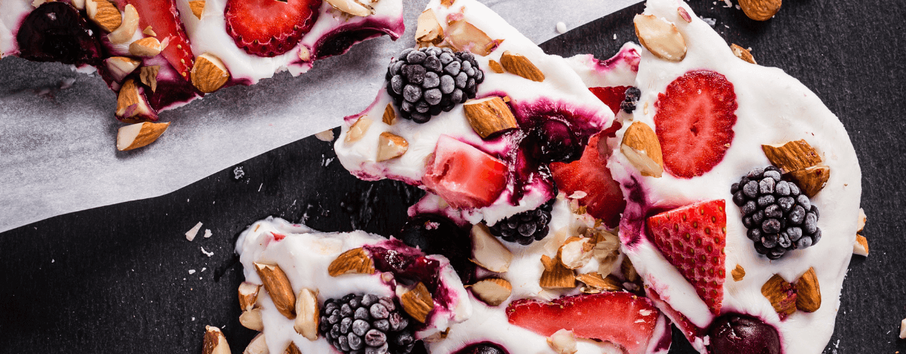 Picture of Berries Nuts and Yogurt