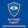 Eye health support claim with eye graphic icon