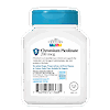 Back side bottle view of 21st Century Chromium Picolinate 200 mcg tablets.