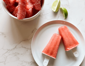 Box of ImmuBlast-C next to popsicles on a plate