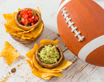 Picture of Guacomole and Football