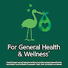 For general health and wellness claim with a graphic icon of a strok holding a baby cloth stack.