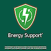 Energy support claim with energy graphic icon.