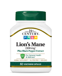 Lion's Mane 2100 mg Plus Black Pepper Extract