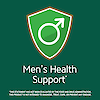 Men's health support claim with men's graphic icon.