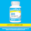 A bottle of 21st Century Calcium 600 tablets with the words compare vs caltrate 600.