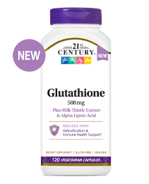 Glutathione 500 mg Plus Milk Thistle Extract & Alpha Lipoic Acid
